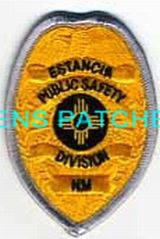 NEW MEXICO,ESTANCIA POLICE BADGE 1_wm